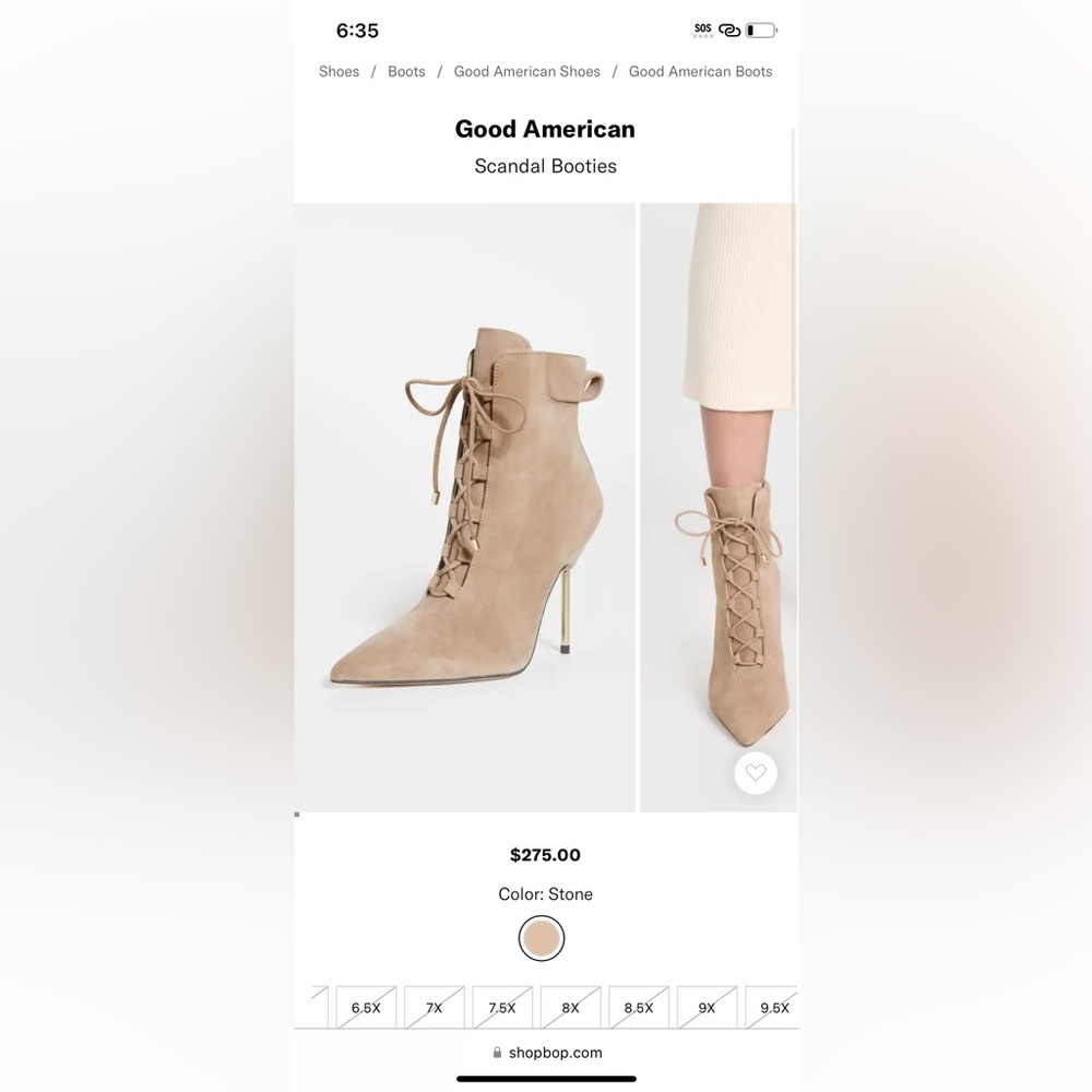 Good American Scandal Booties